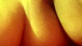 teen 18+ explores self-touching in a relaxed amateur setting