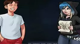 Summertime Saga competition for good marks