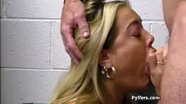 Latina Teen Gags On Fat Cock While Spying In The Office For A Stolen Dress.