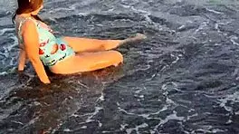 horny teen anaduro12 gets wild on beach in public