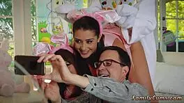 Blonde Teen Braids First Time Stepuncle Fuck Bunny