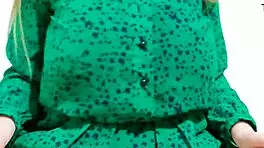 hot girl strips off sexy dress while moaning softly in solo action - depravedminx