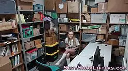Teen Shoplifter Caught Fucking