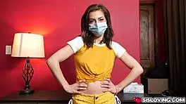 Stepbro Wants His Stepsister Spencer Bradley To Give Him A Blowjob