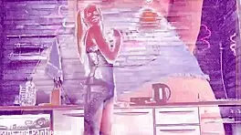 My skinny jeans are so tight you can see my panties outline