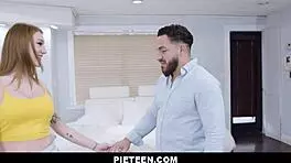 aria kai fucks her boyfriend since her dad won't let her mingle with boys