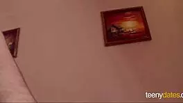 Teen Babe Gets Facial From Cock!