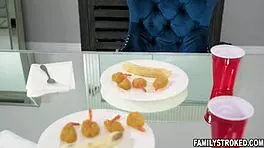 Naughty Stepsiblings Josie Tucker and Peter Green Shower Together