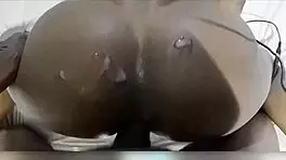 Petite Ebony Gets Rough Doggy With Big Black Cock