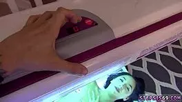 Old redhead gives blowjob to her annoying teen stepbro in hardcore petite scene