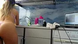 whoa, this teen 18+ seductress teases with her big booty on webcam