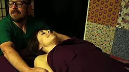 jenna enjoys a relaxing massage session