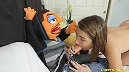 Lily Adams In Puppet Pussy Patrol Comedy