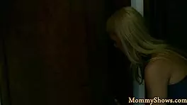 Busty Stepmother In Bedroom Scene