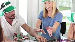 Teen 18+ Babe Jizzed Hard by Older Dude