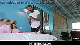 Petite Hoe Mazy Myers Plays With Quinton James In A Suggestive Fuck Session