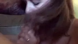 cock sucking coed teen gets on her knees