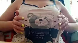 Shy Stepsister Shows Her Big Tits to the Camera Instead of Studying - Luxuryorgasm!