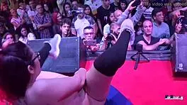 diana rius zenda and yemaya gonzalez fuck in public lesbian threesome