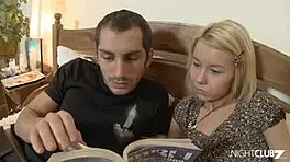 Cute Blonde Teen Gets Anal Creampied