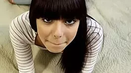 I'm obsessed with riding hot Brazilian pussy of Gina Valentina in POV