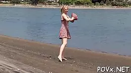 Hot chick with beautiful butt enjoys being fucked hard