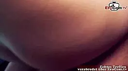 Just met a skinny German teen 18+ for car sex after casting! 🚗💦