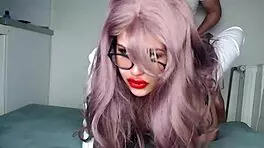 my sexy step sister begged me to fuck her before her zoom lesson