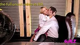 naughty tattooed teen in detention with older guy