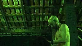 Black Teen 18+ Kneels in Submission for Blowjob and Titty Fuck Action