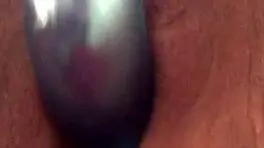 teen plays with wet pussy using dildo