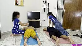 Esposas at Erotic Massage Salon for Cuckolds with Latina Teen 18+