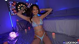 CUMDRUNK ASIAN CUTIE sucks and titty fucks