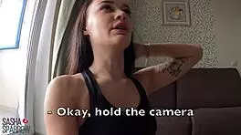 Brunette Deepthroats Big Dick