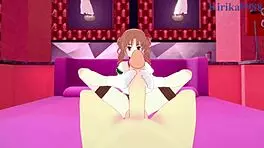 Kuroko shirai and mikoto misaka intense sex pov hentai