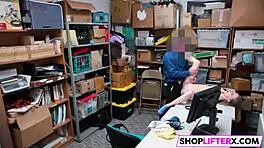 Sweet Teen Caught Shoplifting, Gets Punished!