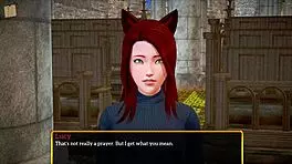 redhead teen says, 'welcome to my new family with big tits and ass'