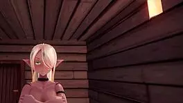 hot anime elf teen 18+ gets titjob after face sitting pussy?