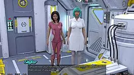stranded in space 42: encountering a petite 18+ superstar in 3d anime