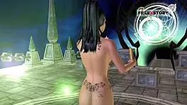 Feel the passion in this 3D cartoon of an Indian teen posing seductively in various positions