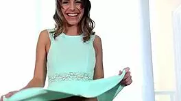 Teen Kimmy Granger Tries Porn For The First Time In Casting