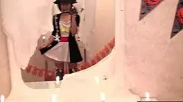 Sexy Caribbean Pirate Girl Feels Excited Stripping For The Webcam