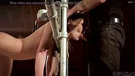 listen to this teen scream in pleasure during hardcore bdsm fucking