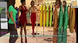 Is the wife watching her stepmother with the teen?