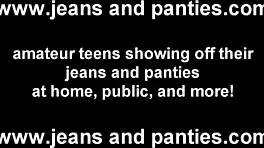 Trying on my new skinny jeans today