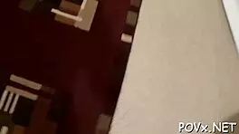 teen with perfect body gets blowjob and fucking in pov hardcore