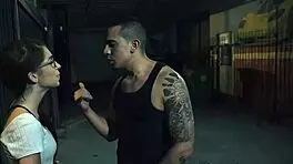 real stranded teen 18+ gets hardfucked in public, damn! 😳