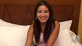 Tall Brazilian teen 18+ sucks and fucks big dick in FFM