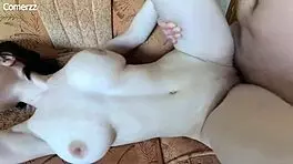 'great big tits teen loves hard fucking! cum on tits in amateur pov!'