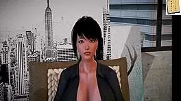 In my new family, the redhead amateur gets erotic sex with tits and ass in the game!